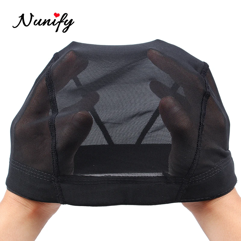 Nunify S/M/L Spandex Mesh Dome Czapka z peruką Łatwiejsze wszywanie włosów Rozciągliwa czapka tkacka Tkactwo…
