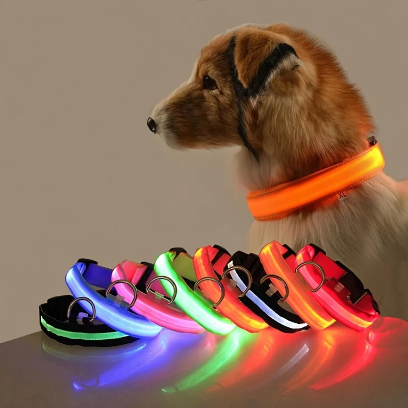 Nylonowa dioda LED Bezpieczeństwo w nocy Migająca świecąca w ciemności smycz dla psów Świecąca fluorescencyjna… Nylonowa dioda LED Bezpieczeństwo w nocy Migająca świecąca w ciemności smycz dla psów Świecąca fluorescencyjna…
