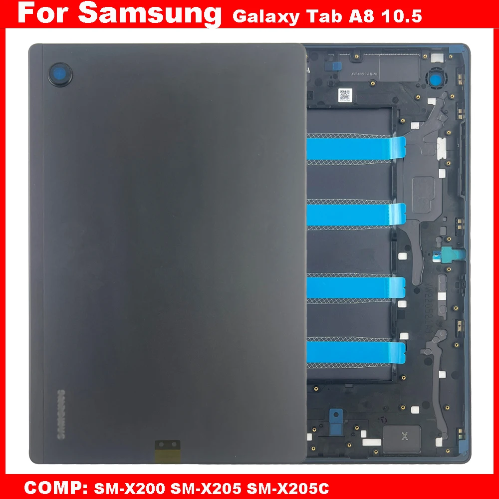 Obudowa Tylna pokrywa do Samsung Galaxy Tab A8 10.5 SM-X200 SM-X205 SM-X205C X200 X205 X205C Obudowa Pokrywa…