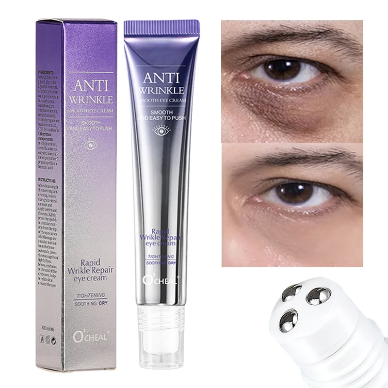 O’CHEAL Anti Wrinkle Anti Dark Circle Eye Cream Roller Massager Nawilżające worki pod oczami…