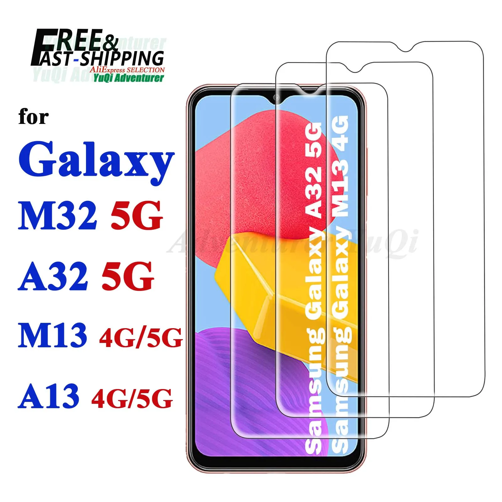 Ochraniacz ekranu do Galaxy A13 M13 4G A32 M32 5G Samsung Szkło hartowane Wysokiej jakości aluminium 9H…