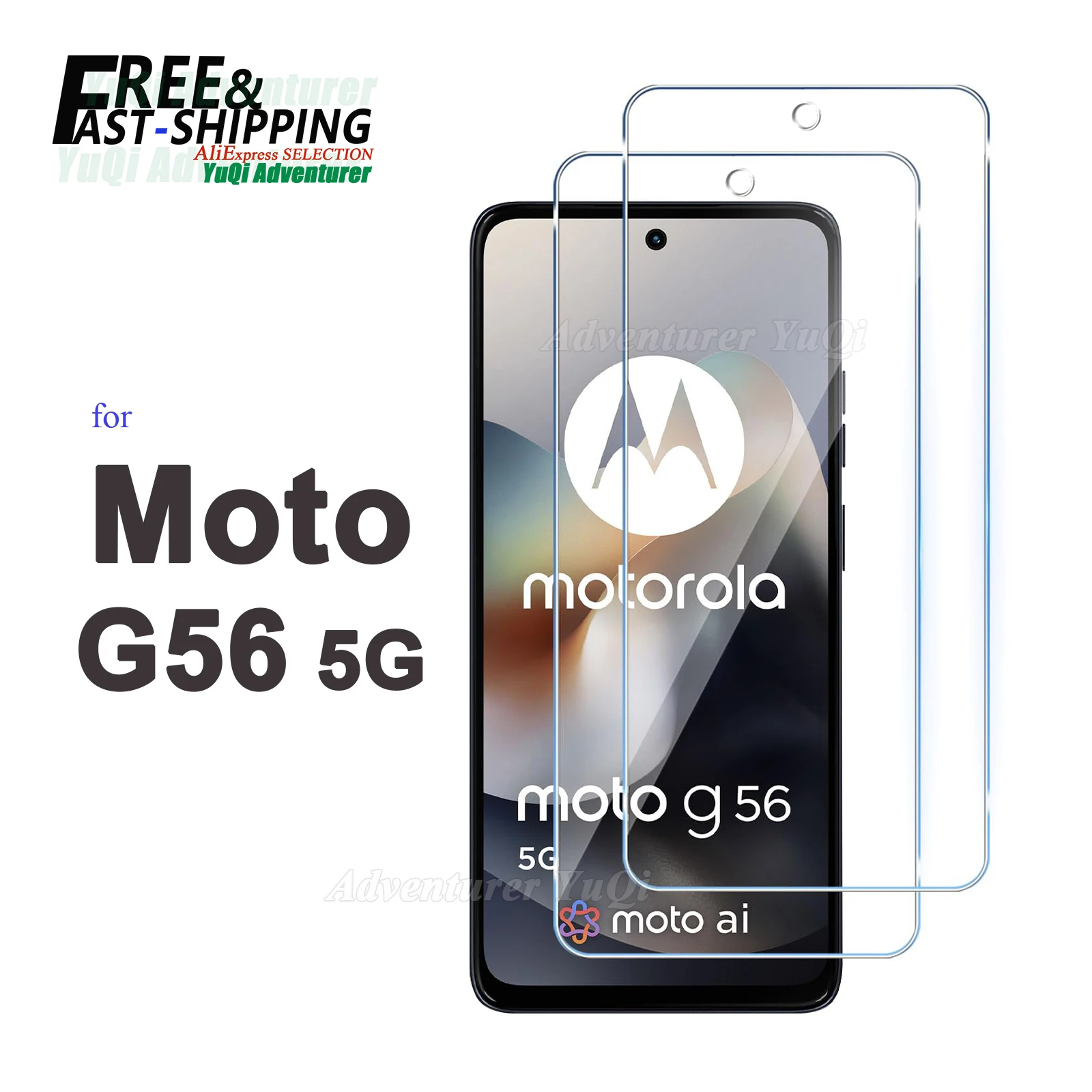 Ochraniacz ekranu do Motorola Moto G56 5G Szkło hartowane NIE Pełna osłona HD Crystal 9H Anti Scratch Case…