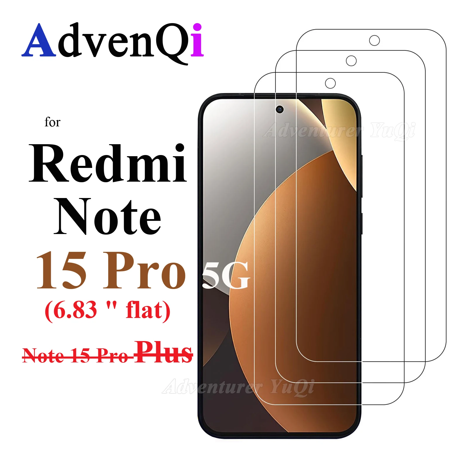 Ochraniacz ekranu do Redmi Note 15 Pro 5G 6,83 cala, szkło hartowane HD 9H, przezroczyste, odporne na…