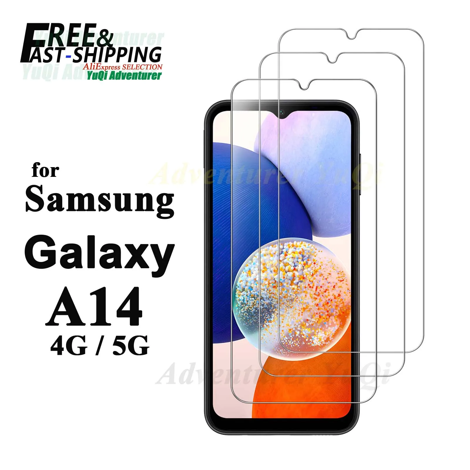 Ochraniacz ekranu do Samsung Galaxy A14 5G 4G Szkło hartowane HD Crystal Clear 9H High Aluminium Anti