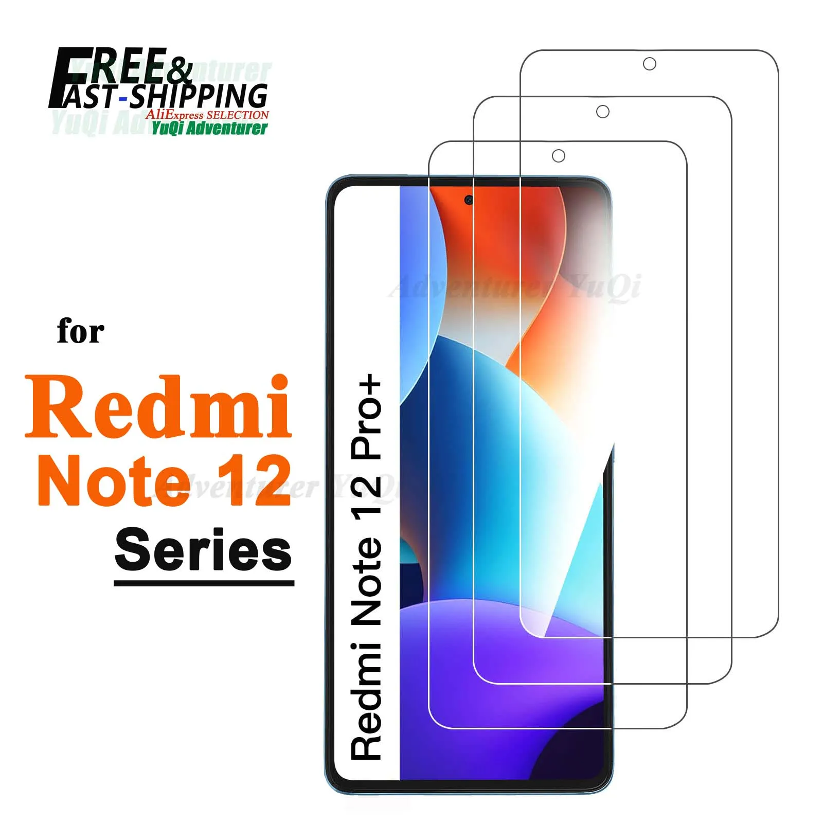 Ochraniacz ekranu do Xiaomi Redmi Note 12 Pro Plus 4G 5G Szkło hartowane HD Crystal High Aluminium 9H Anti…