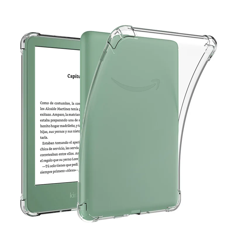 Ochronne etui TPU na Kindle 6 cali 2024, przezroczyste etui na Kindle 6” 2022, miękka okładka na Kindle…