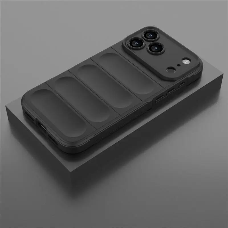 Odporne na wstrząsy etui na telefon z miękkiej skóry do iPhone 17 Air 16E 16 15 14 13 12 11 Pro Max Plus…