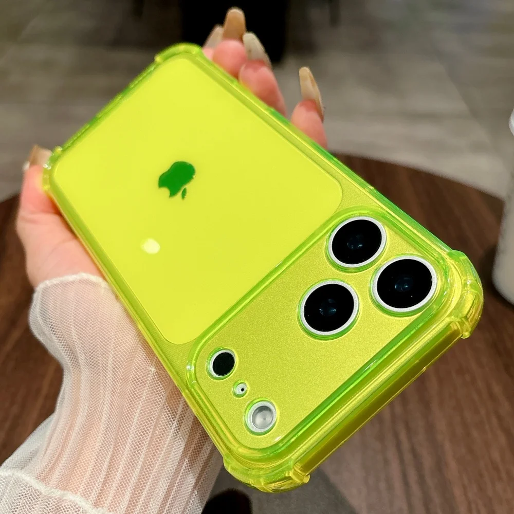 Odporne na wstrząsy, neonowe, miękkie etui z TPU, przezroczyste, do iPhone’a 17 Pro Max 16 15 14 13 12 11 XR… Odporne na wstrząsy, neonowe, miękkie etui z TPU, przezroczyste, do iPhone’a 17 Pro Max 16 15 14 13 12 11 XR…