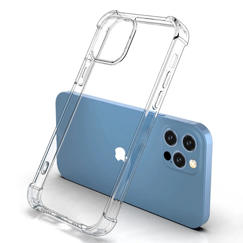 Odporne na wstrząsy przezroczyste etui na iPhone’a 14 15 16 13 12 11 Pro Max XS Max X XR Silicon na iPhone’a 6…