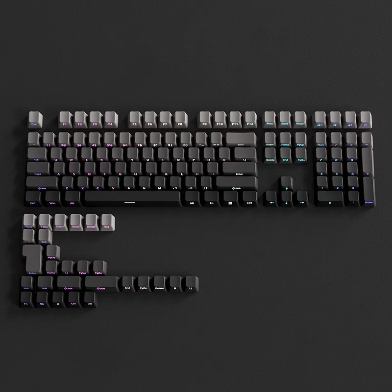 OEM Profil Gradient Boczny Nadruk Prześwitujące Nakładki na Klawisze PBT Double Shot do Mechanicznej… OEM Profil Gradient Boczny Nadruk Prześwitujące Nakładki na Klawisze PBT Double Shot do Mechanicznej…