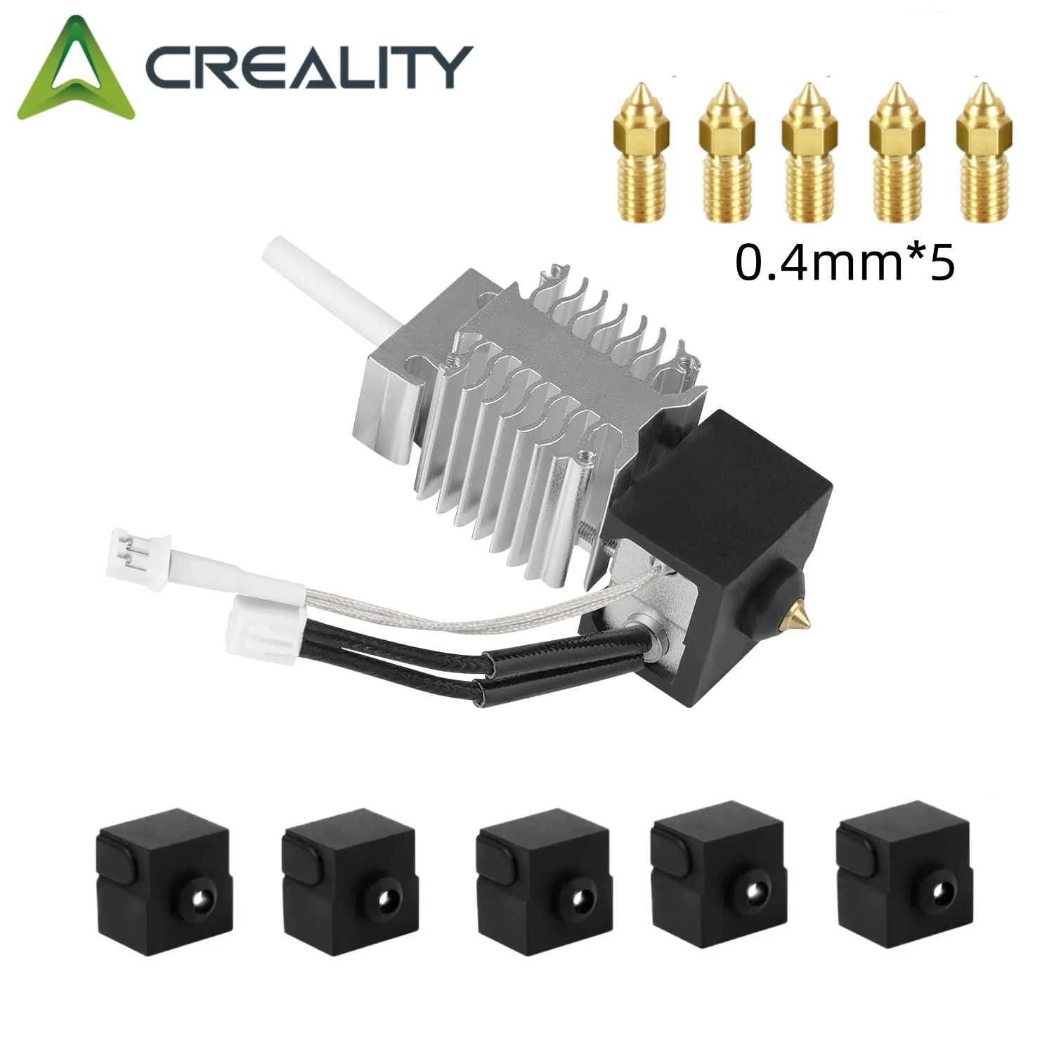 Oficjalny zestaw bloku grzejnego Creality Ender 3 V3 SE ze stali nierdzewnej, wysokotemperaturowa głowica…
