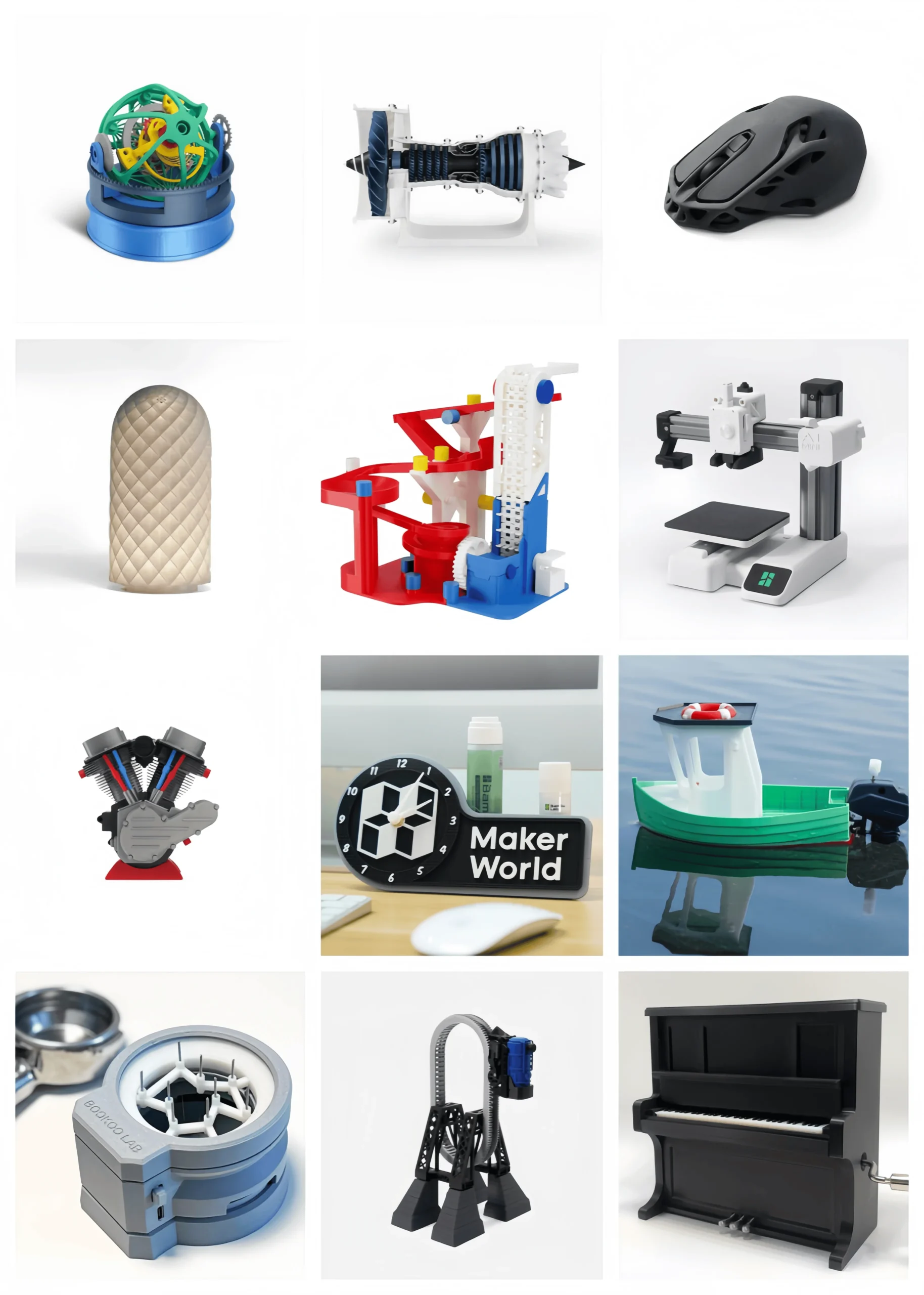 Oficjalny zestaw komponentów kreatywnych Makerworld firmy Bambu Lab do drukarek 3D – DIY, prezenty, części… Oficjalny zestaw komponentów kreatywnych Makerworld firmy Bambu Lab do drukarek 3D – DIY, prezenty, części…