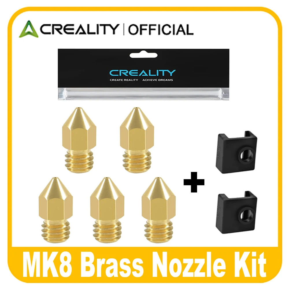 Oficjalny zestaw mosiężnych dysz Creality MK8 Extruder 0,1/0,2/0,4/0,6/0,8/1,0 mm do drukarki 3D MK8 Dysza i… Oficjalny zestaw mosiężnych dysz Creality MK8 Extruder 0,1/0,2/0,4/0,6/0,8/1,0 mm do drukarki 3D MK8 Dysza i…