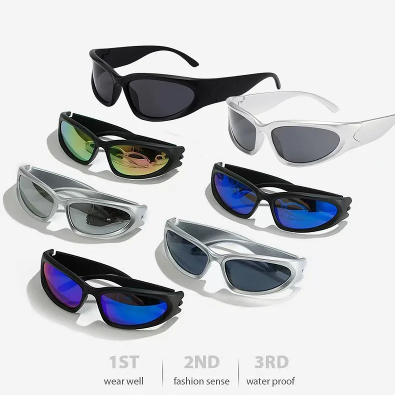 Okulary Y2k Klasyczne Punkowe Owijane Okulary Przeciwsłoneczne Vintage Damskie Męskie Luksusowe Okulary… Okulary Y2k Klasyczne Punkowe Owijane Okulary Przeciwsłoneczne Vintage Damskie Męskie Luksusowe Okulary…