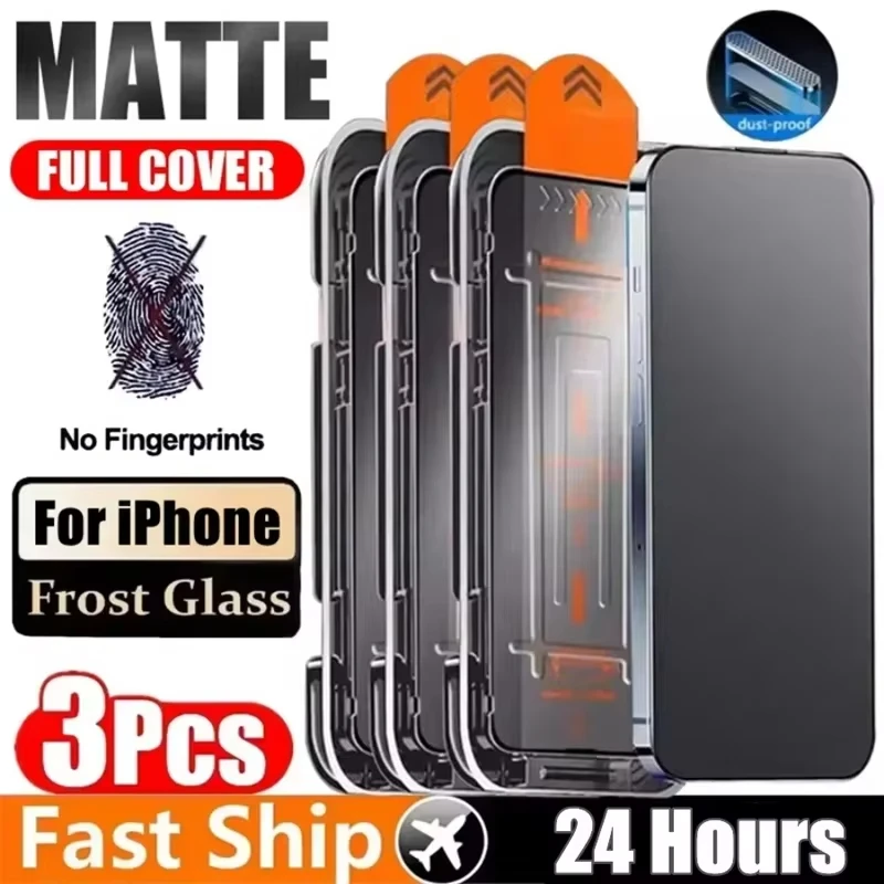 Oleofobowa powłoka, bezpyłowa instalacja, ochraniacz ekranu do iPhone 17 16 13 15 11 12 14 Pro Max Air 16E…
