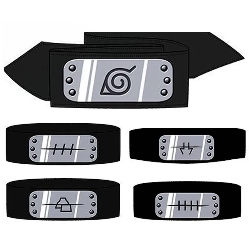 Opaski do włosów anime Uzumaki Akatsuki Figurka Akcesoria do Cosplayu Rekwizyty Pas na głowę Kreskówka Dzieci…