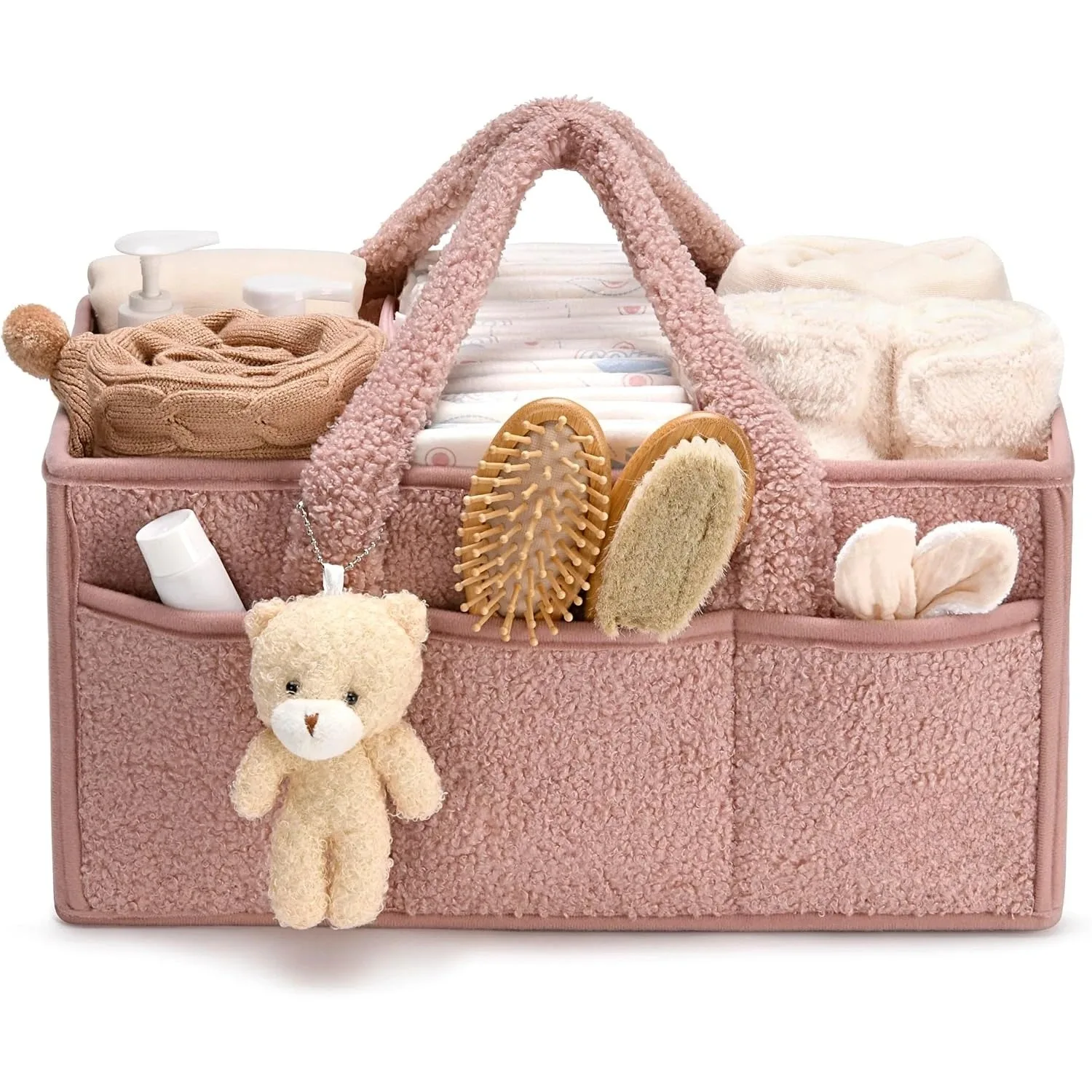 Organizer na pieluchy dla niemowląt na przewijak, pluszowe organizerzy na pieluchy i koszyki na pieluchy z… Organizer na pieluchy dla niemowląt na przewijak, pluszowe organizerzy na pieluchy i koszyki na pieluchy z…