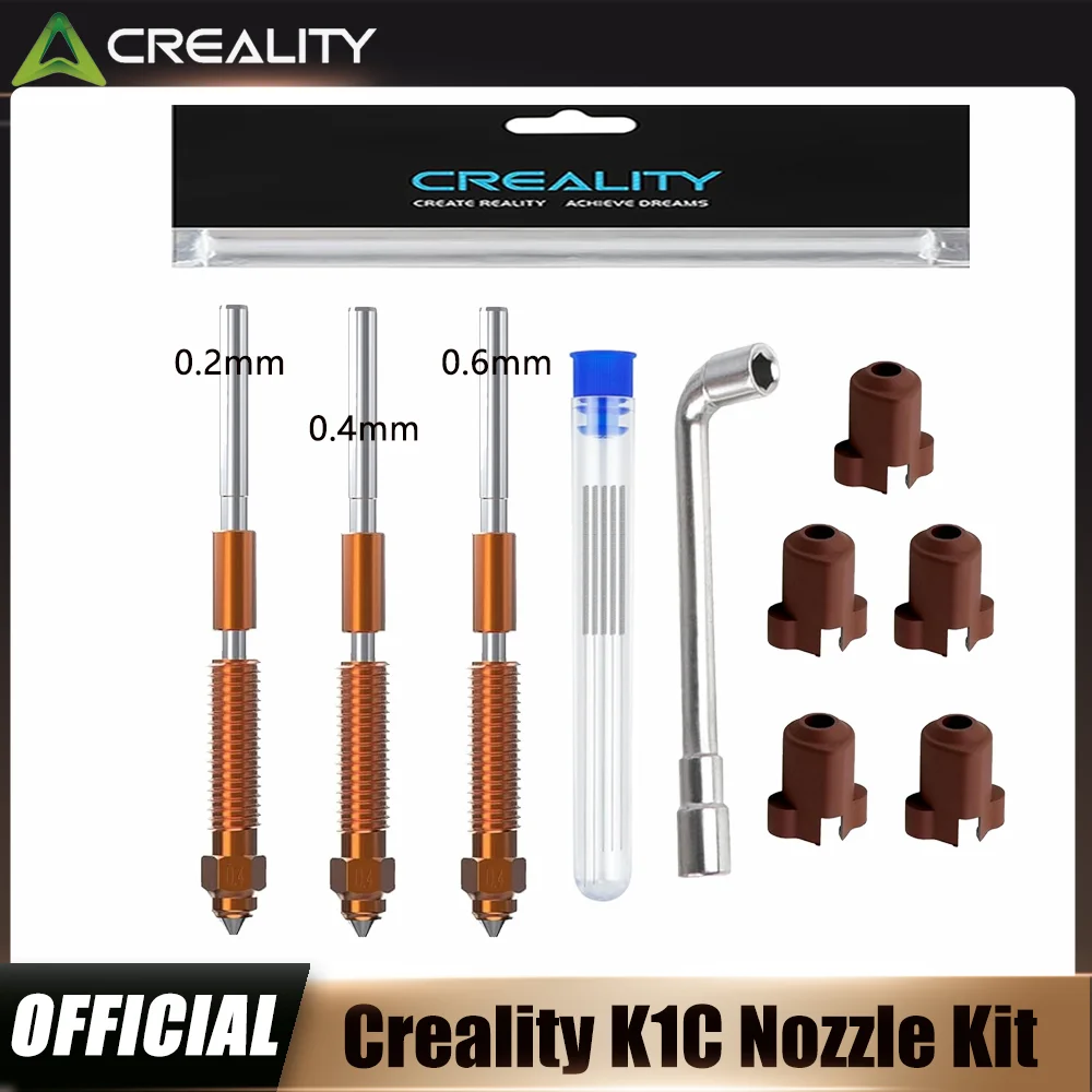 Oryginalna dysza Creality K1C, dysza Unicorn Quick-Swap Ender 3 V3, dysza do drukarki 3D Creality K1C/Ender 3…