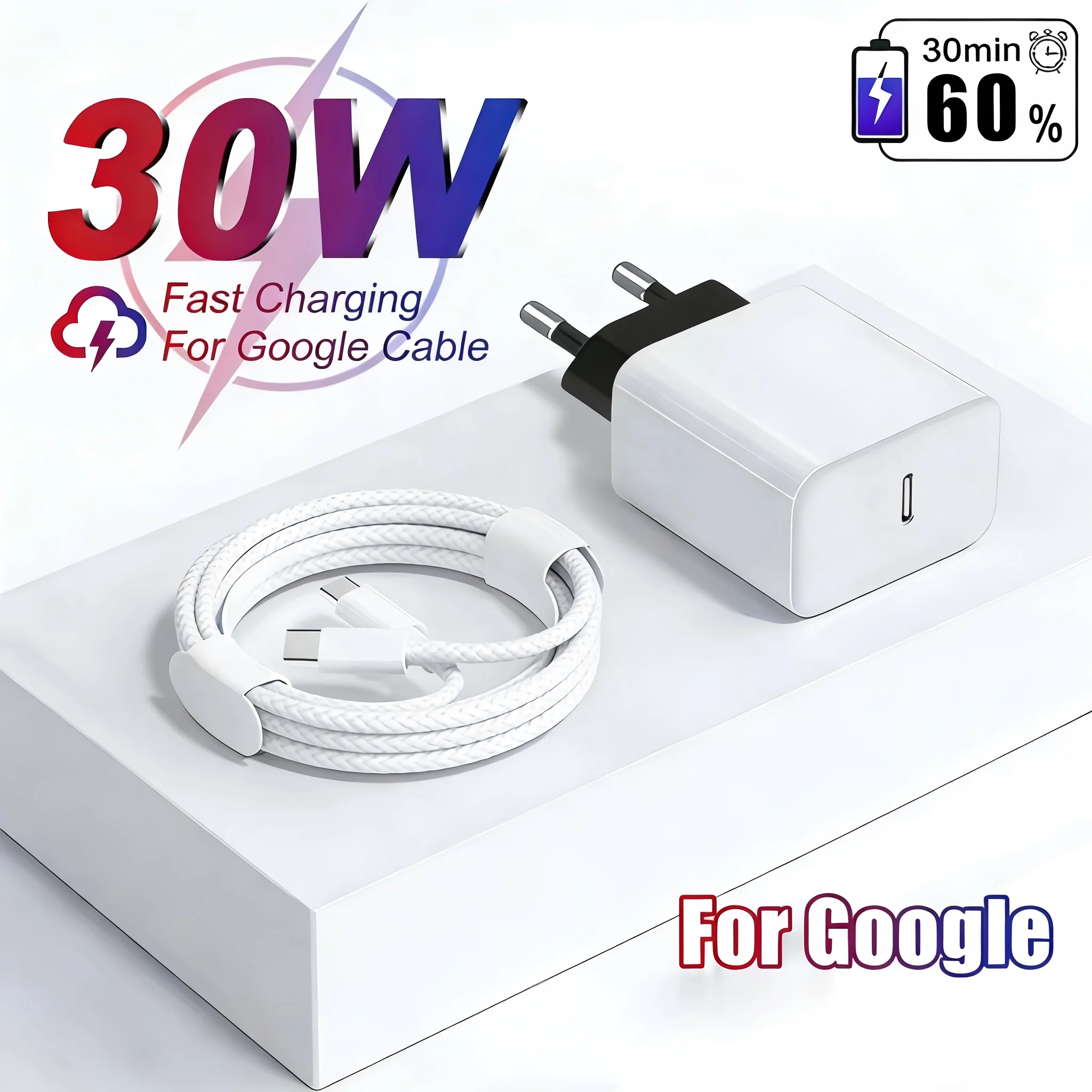 Oryginalna ładowarka Google 30W do Google Pixel 10 8 7 6 9 Pro XL 9A, ładowarka Type C, szybkie ładowanie… Oryginalna ładowarka Google 30W do Google Pixel 10 8 7 6 9 Pro XL 9A, ładowarka Type C, szybkie ładowanie…