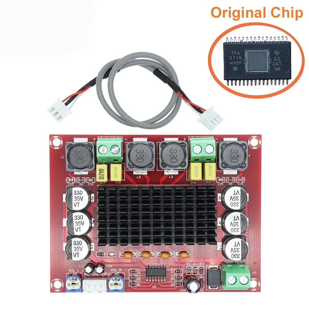 Oryginalny chip TPA3116 D2 XH-M543 12V 24V 120W*2 dwukanałowy cyfrowy wzmacniacz mocy audio 120W X2 TPA3116D2