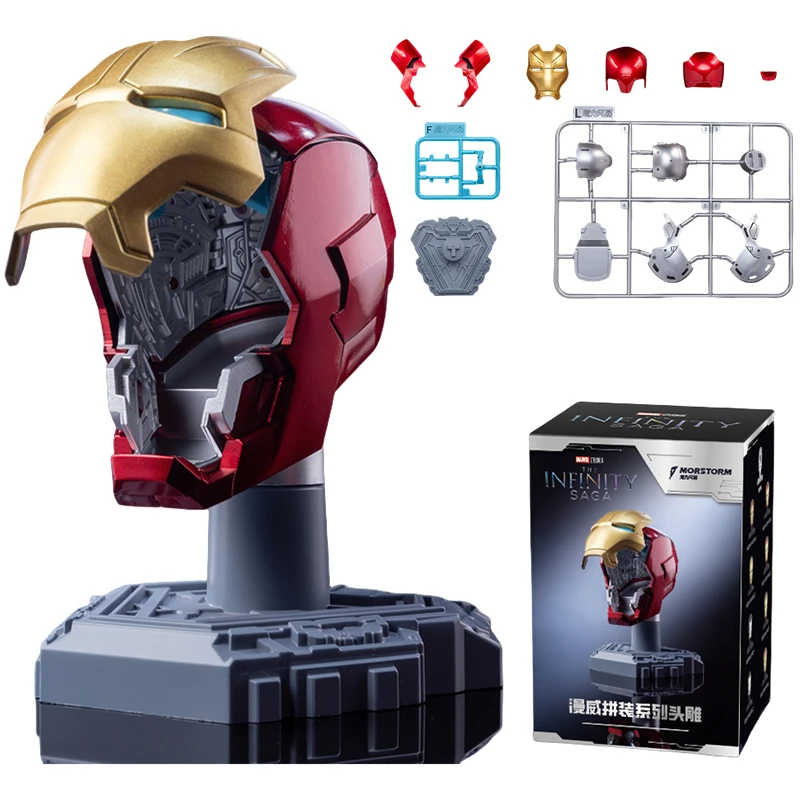 Oryginalny Hełm Iron Mana Maska 9 Stylów War Machine MK16 MK42 MK85 Tony Stark Zabawki DIY Model Figurka Akcji… Oryginalny Hełm Iron Mana Maska 9 Stylów War Machine MK16 MK42 MK85 Tony Stark Zabawki DIY Model Figurka Akcji…