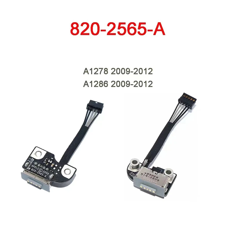 Oryginalny port ładowania zasilania DC Jack 820-2565-A dla Macbook Pro 13 „15” 17 „A1278 A1286 2009-2012 rok Oryginalny port ładowania zasilania DC Jack 820-2565-A dla Macbook Pro 13 „15” 17 „A1278 A1286 2009-2012 rok