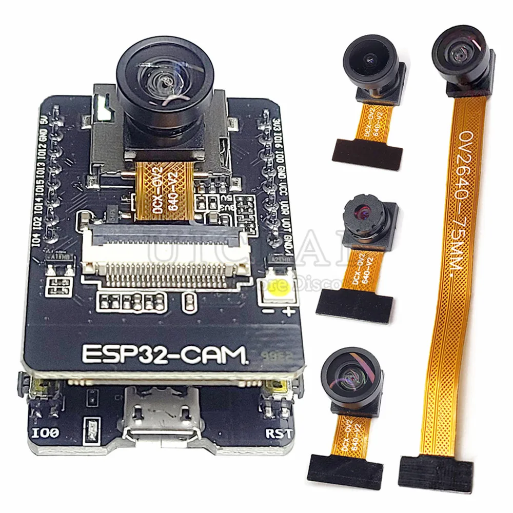 Oryginalny zestaw modułu kamery ESP32-CAM 2.4 GHz WiFi Bluetooth 8MB PSRAM Moduł kamery OV2640 66 120 160…