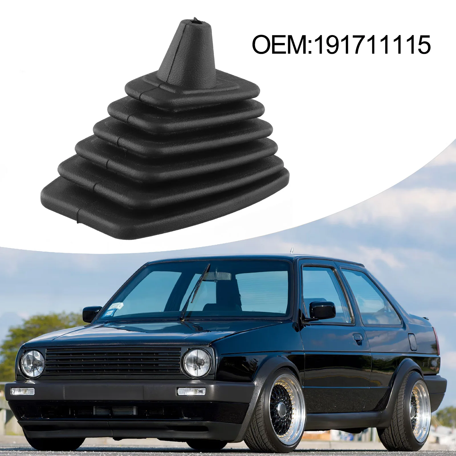 Osłona przeciwpyłowa gałki zmiany biegów 191711115 do Jetta MK2 Golf MK2 II Czarna Osłona przeciwpyłowa gałki zmiany biegów 191711115 do Jetta MK2 Golf MK2 II Czarna