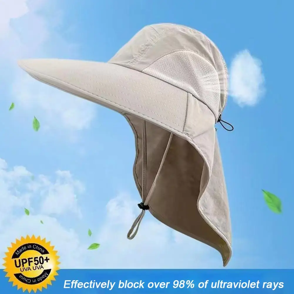 Outdoor Fisherman Hat Wide Brim Bucket Hat With Neck Hiking Cover Adjustable Outdoor Fishing Camping Travel… Outdoor Fisherman Hat Wide Brim Bucket Hat With Neck Hiking Cover Adjustable Outdoor Fishing Camping Travel…