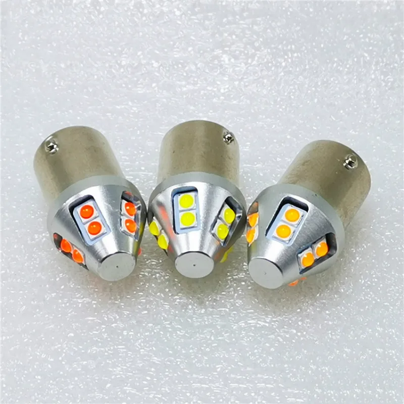 P21W BA15S (1156) BAU15S Led Red White Światła hamowania T20 7440 7443 W21W W21/5W Samochodowe kierunkowskazy…