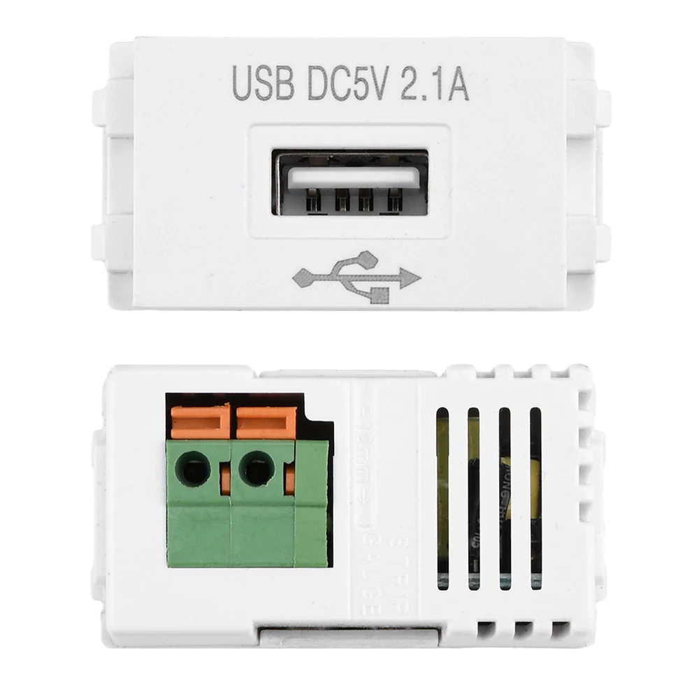 Panel ładowania telefonu komórkowego Moduł zasilania USB Gniazdo 220V Transformator 5V 2.1A Gniazdo ładowania…