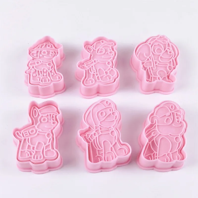 Paw Patrol Cake Tooling Anime Figure Chase Skye Rubble Cookie Mould Frosting Crackers Press Mold Cutter…