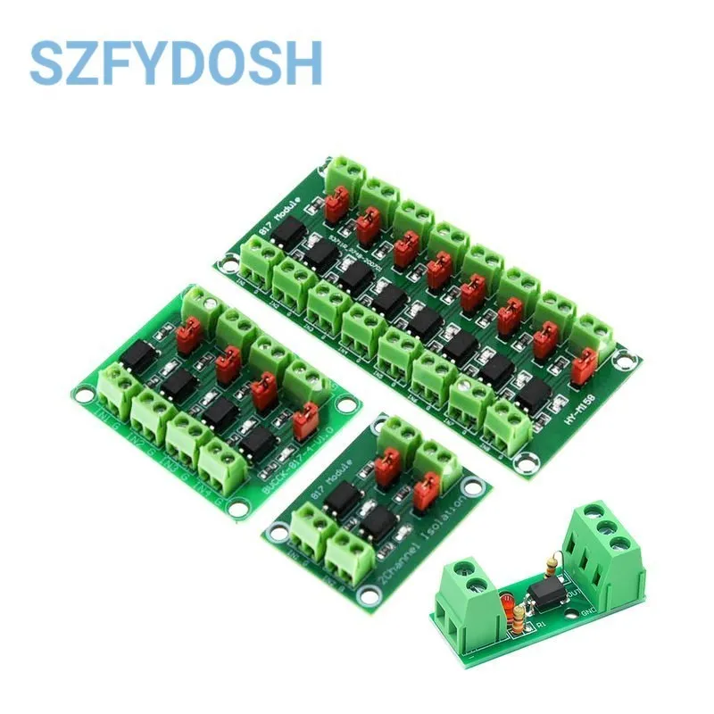 PC817 2 4 8-kanałowa płytka izolacyjna transoptora Moduł adaptera konwertera napięcia Sterownik 3,6-30 V Moduł… PC817 2 4 8-kanałowa płytka izolacyjna transoptora Moduł adaptera konwertera napięcia Sterownik 3,6-30 V Moduł…