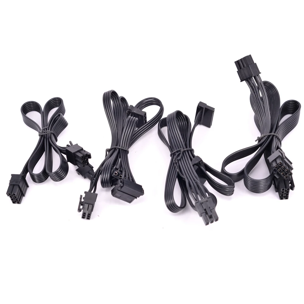 PCI-e 6Pin od 1 do 3 SATA 4Pin peryferyjnych zasilacz Molex kabel GPU 8Pin do 6 + 2Pin CPU 4 + 4 Pin dla EVGA…