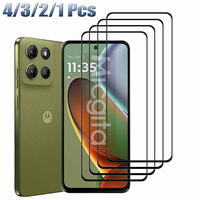 Pełna osłona do Moto G15 Power G15 ochraniacz ekranu przednia folia ze szkła hartowanego 9H Anti-Scratch…
