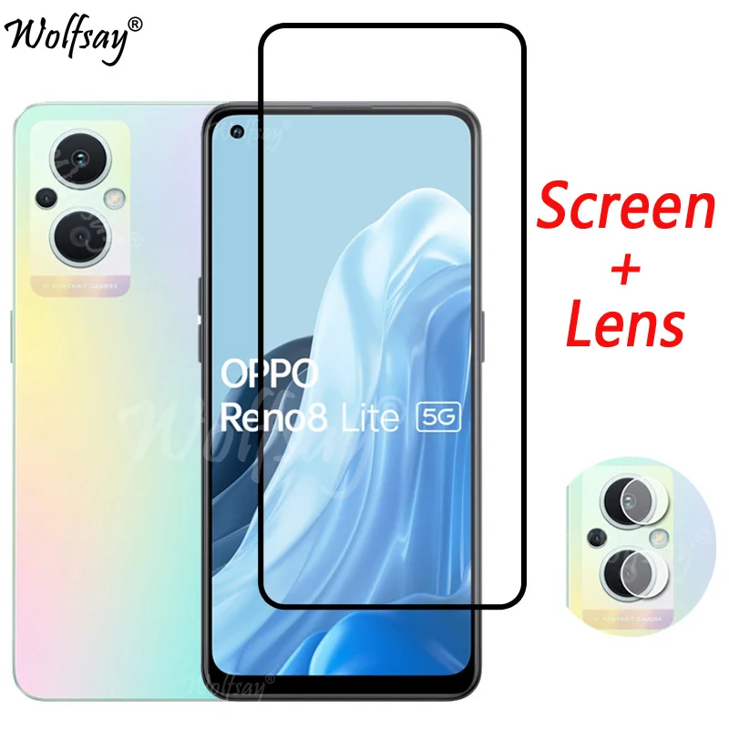 Pełna osłona ze szkła hartowanego do Oppo Reno8 Lite Ochraniacz ekranu do Oppo Reno 8 7 Lite Szkło aparatu do… Pełna osłona ze szkła hartowanego do Oppo Reno8 Lite Ochraniacz ekranu do Oppo Reno 8 7 Lite Szkło aparatu do…