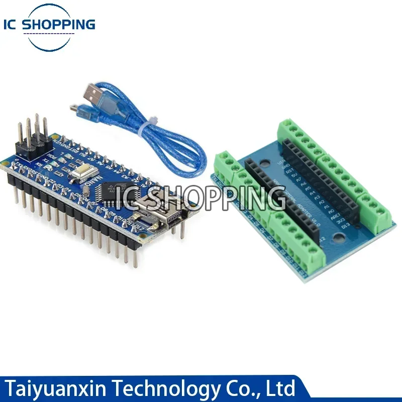 Płytka mikrokontrolera Mini Nano V3.0 ATmega328P dla Arduino CH340 sterownik USB 16Mhz Nano V3.0… Płytka mikrokontrolera Mini Nano V3.0 ATmega328P dla Arduino CH340 sterownik USB 16Mhz Nano V3.0…