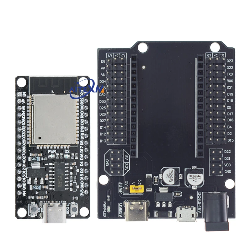 Płytka rozwojowa ESP32 CH340C WiFi + Bluetooth Ultra-niski pobór mocy dwurdzeniowy ESP32-DevKitC-32 ESP-32… Płytka rozwojowa ESP32 CH340C WiFi + Bluetooth Ultra-niski pobór mocy dwurdzeniowy ESP32-DevKitC-32 ESP-32…