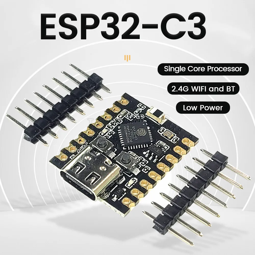 Płytka rozwojowa ESP32C3 Mini Wifi BT Module Type-C ESP32-C3 16Pin RISC-V 32-bitowy jednordzeniowy procesor… Płytka rozwojowa ESP32C3 Mini Wifi BT Module Type-C ESP32-C3 16Pin RISC-V 32-bitowy jednordzeniowy procesor…