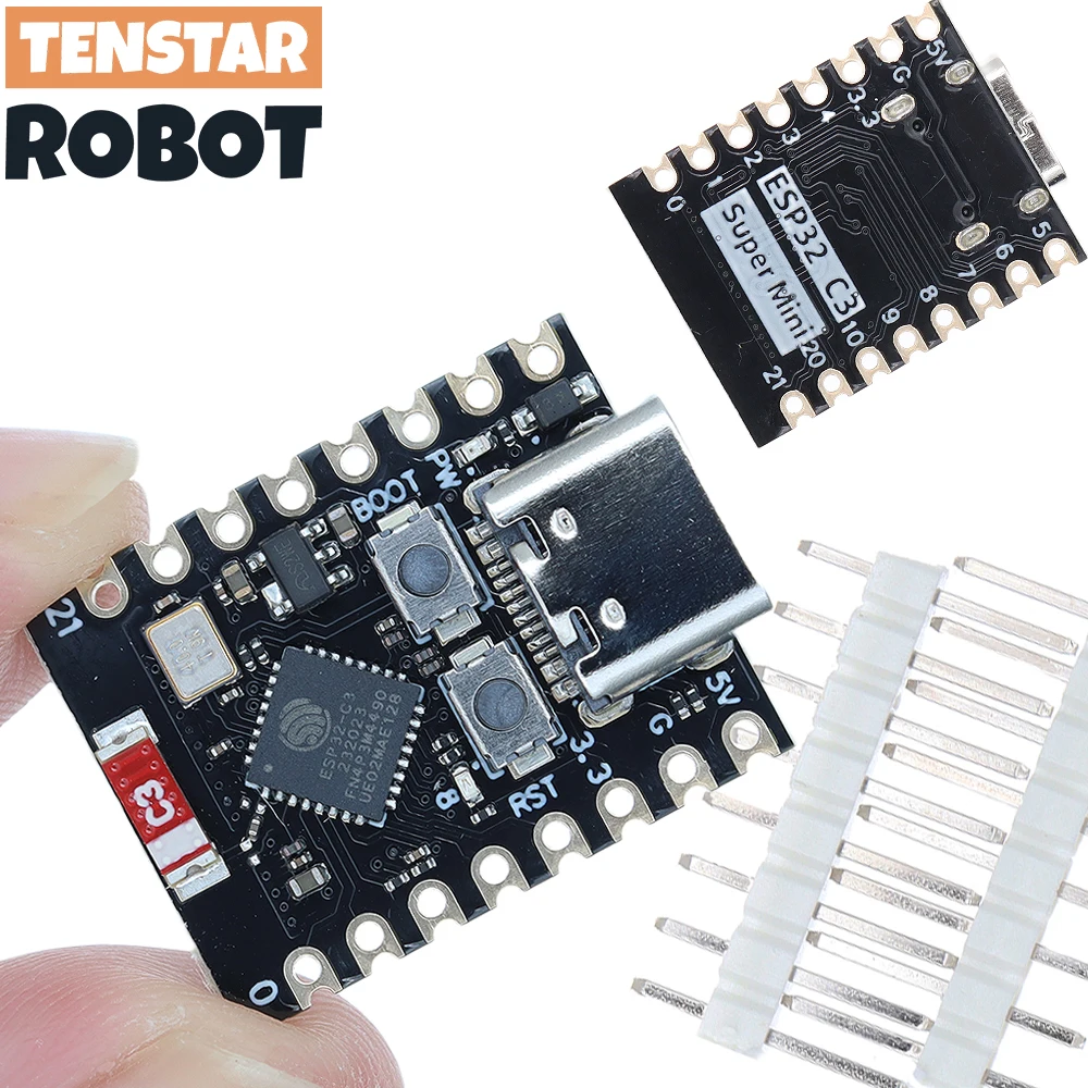 Płytka rozwojowa TENSTAR ROBOT ESP32-C3 ESP32 C3 SuperMini WiFi Bluetooth Płytka rozwojowa TENSTAR ROBOT ESP32-C3 ESP32 C3 SuperMini WiFi Bluetooth