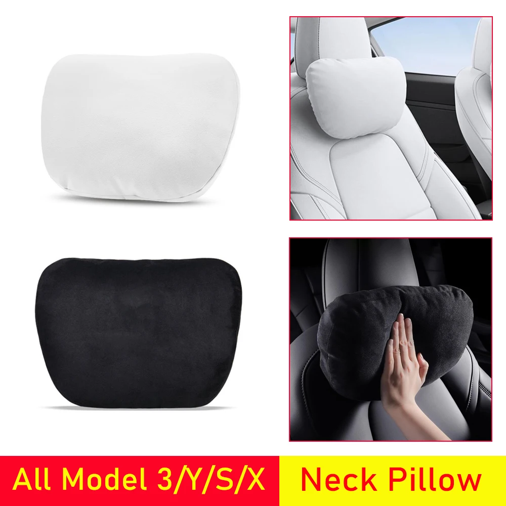 Poduszka pod kark do zagłówka fotela samochodowego Tesla Model 3 Model Y Model S Model X, komfortowa poduszka…