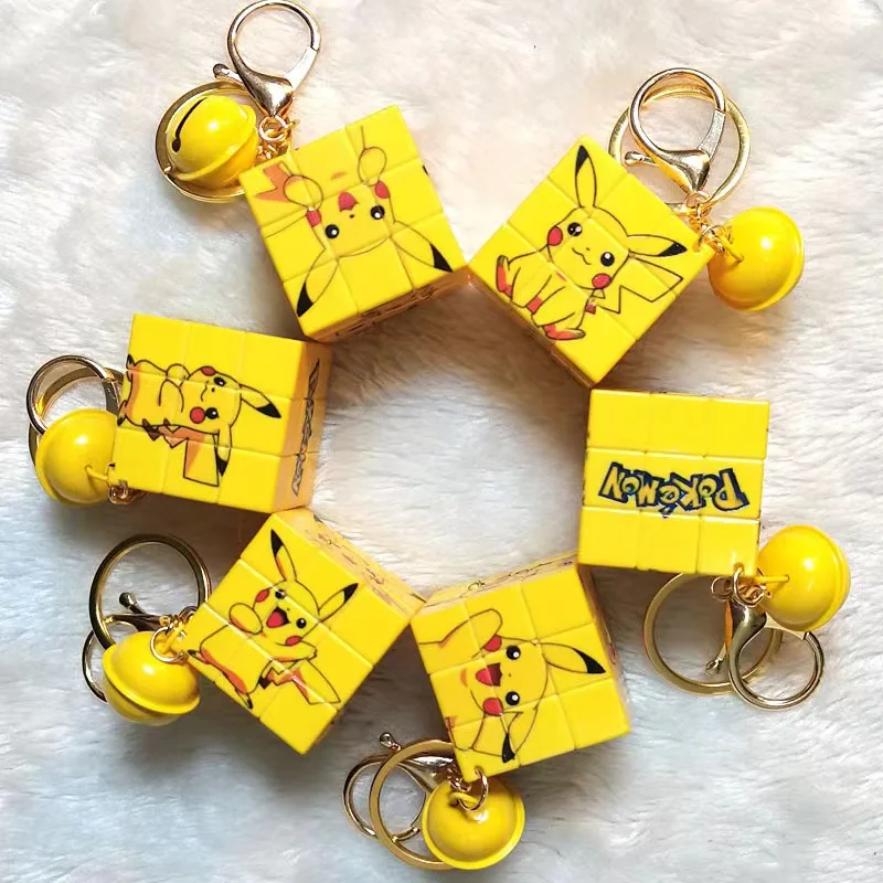 Pokemon kreatywny Pikachu Mini kostka rubika brelok wisiorek śliczny samochód para tornister wisiorek myślenie… Pokemon kreatywny Pikachu Mini kostka rubika brelok wisiorek śliczny samochód para tornister wisiorek myślenie…