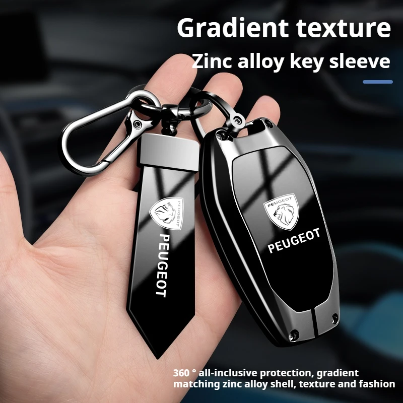 Pokrowiec na kluczyk zdalnego sterowania ze stopu cynku do Peugeot 208 3008 308 508 408 2008 4008 Akcesoria do…