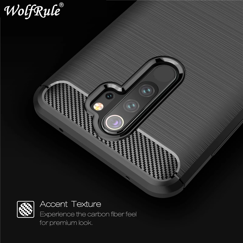Pokrowiec na Redmi Note 8 Pro Wstrząsoodporny zderzak z włókna węglowego Pokrowiec na Xiaomi Redmi Note 8 Pro…