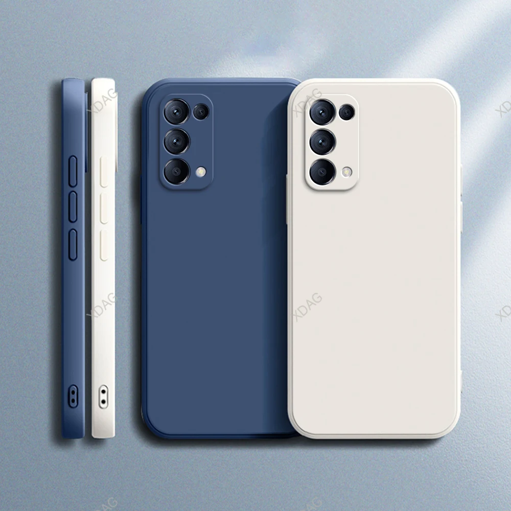 Pokrowiec na telefon Candy dla OPPO Find X3 Lite X3Lite 5G 6,43 „CPH2145 Oryginalny płynny silikon Wysokiej…