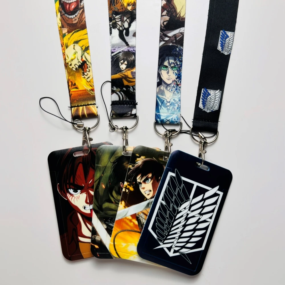 Postacie z anime Uchwyt na kartę Smycze Klucze Pasek na szyję Odznaka na kartę Brelok do kluczy Identyfikator…