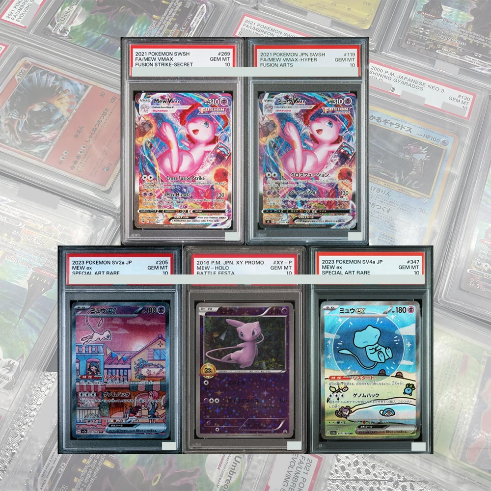 Promocja 20-lecia Mew Holo Battle Festa DIY Proxy PTCG Kolekcja Kart Graded XY-P GEM MT 10 Kart Holograficzna… Promocja 20-lecia Mew Holo Battle Festa DIY Proxy PTCG Kolekcja Kart Graded XY-P GEM MT 10 Kart Holograficzna…