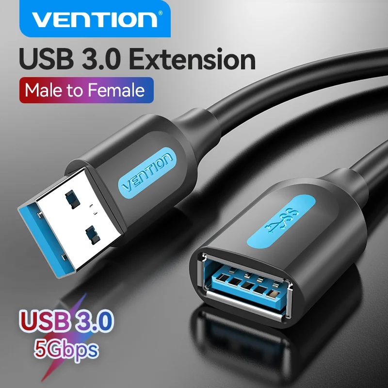 Przedłużacz USB 3.0 Vention Przedłużacz kabla USB 3.0 2.0 Przewód danych do komputera Smart TV Xbox One SSD… Przedłużacz USB 3.0 Vention Przedłużacz kabla USB 3.0 2.0 Przewód danych do komputera Smart TV Xbox One SSD…