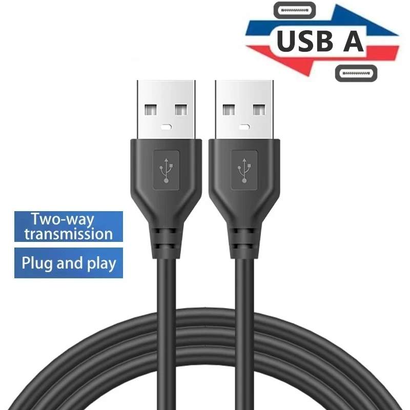 Przedłużacz USB A męski na USB męski Podwójny przedłużacz USB2.0 do dysku twardego Radiator Kamera Webcom… Przedłużacz USB A męski na USB męski Podwójny przedłużacz USB2.0 do dysku twardego Radiator Kamera Webcom…
