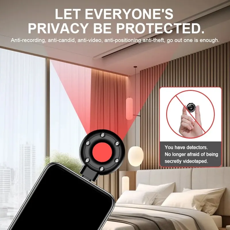 Przenośny mini detektor zapobiegający podglądaniu Domowy hotel Podczerwień Anti-Candid Shooting Kamera… Przenośny mini detektor zapobiegający podglądaniu Domowy hotel Podczerwień Anti-Candid Shooting Kamera…